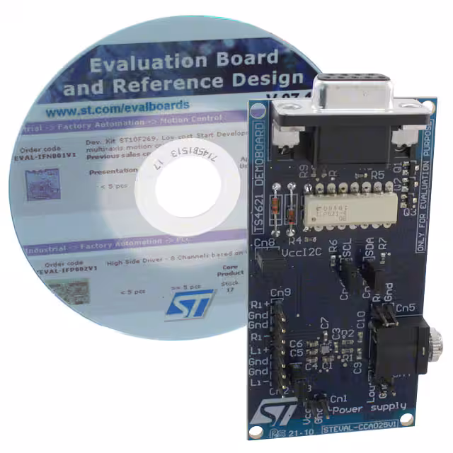 STEVAL-CCA025V1 STMicroelectronics  Cartes d'évaluation - Amplificateurs audio